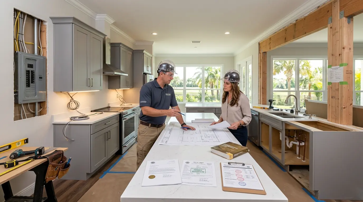 Permit requirements for kitchen remodel in Tampa – electrical, plumbing, structural