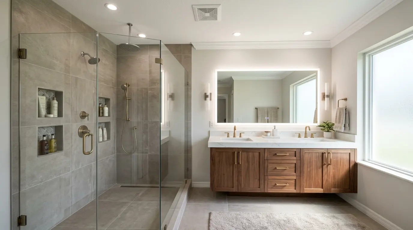 Bathroom remodel costs in Lutz FL 2026