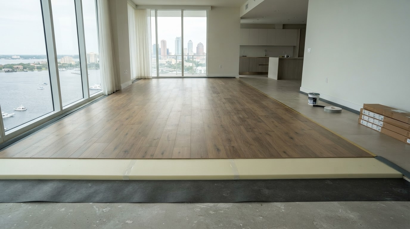 Soundproofing requirements for condo flooring