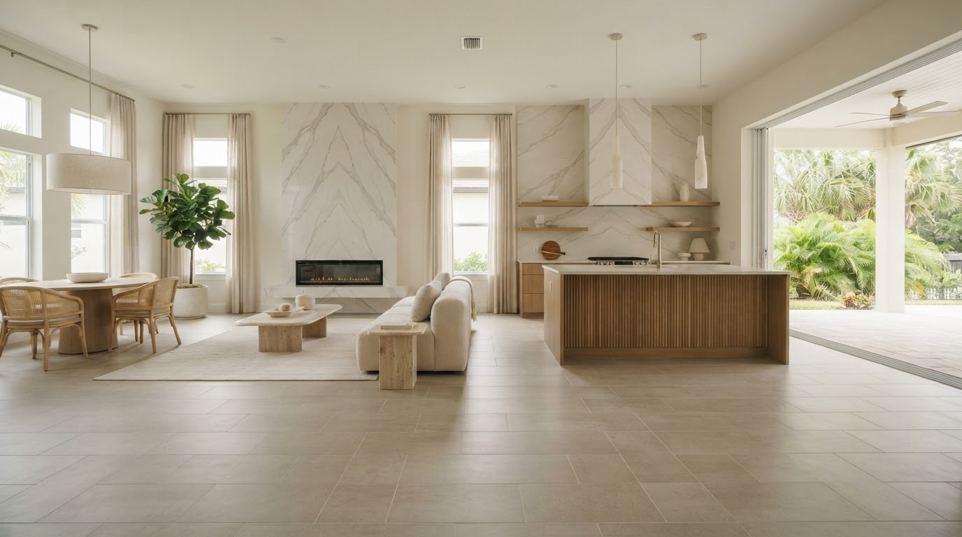 Benefits of large format tile