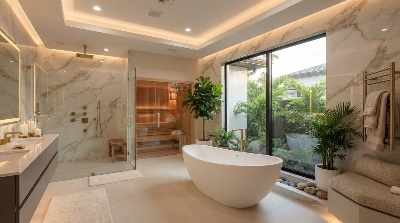 Spa bathroom remodeling costs in Tampa