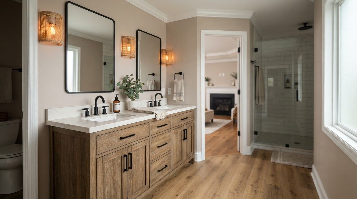 Best bathroom vanity materials for Florida homes