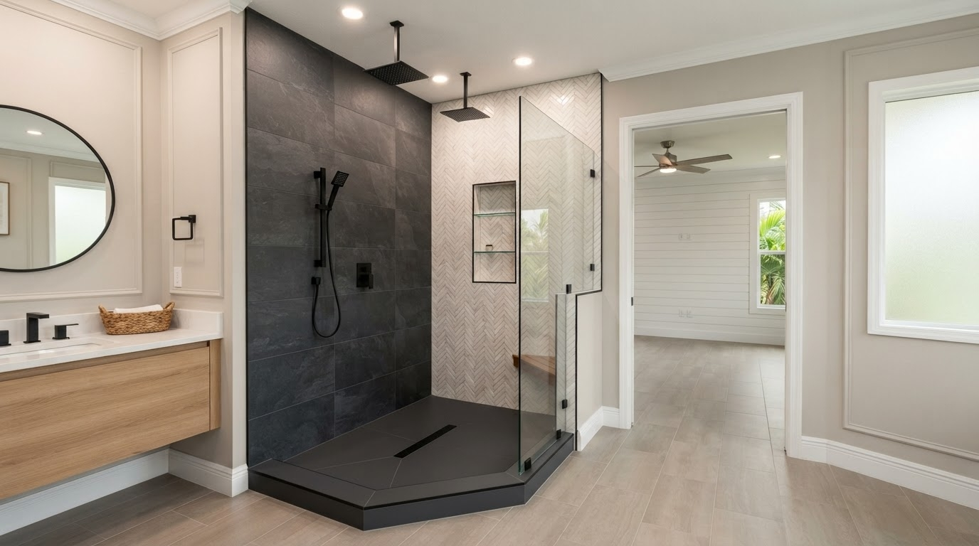 How to save money on a walk-in shower remodel