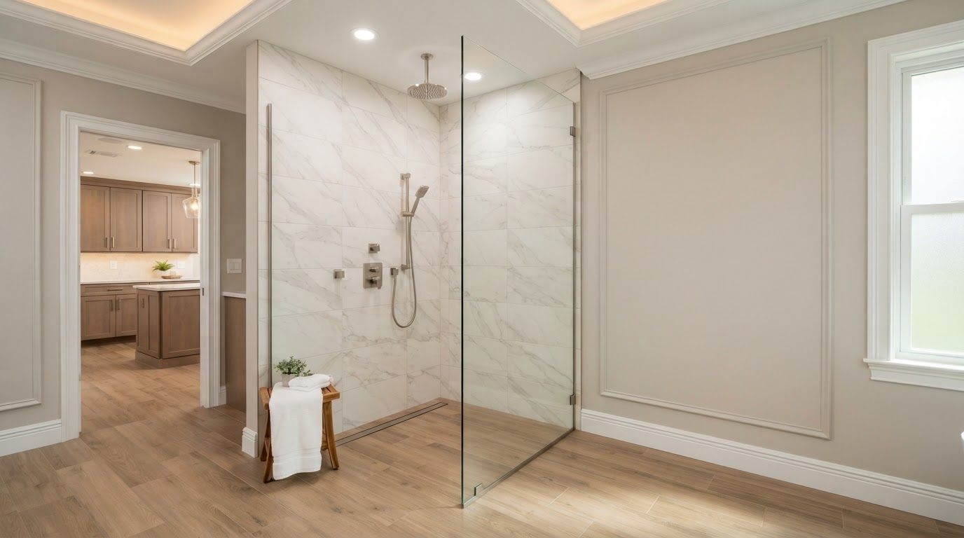 What factors increase walk-in shower cost in Tampa