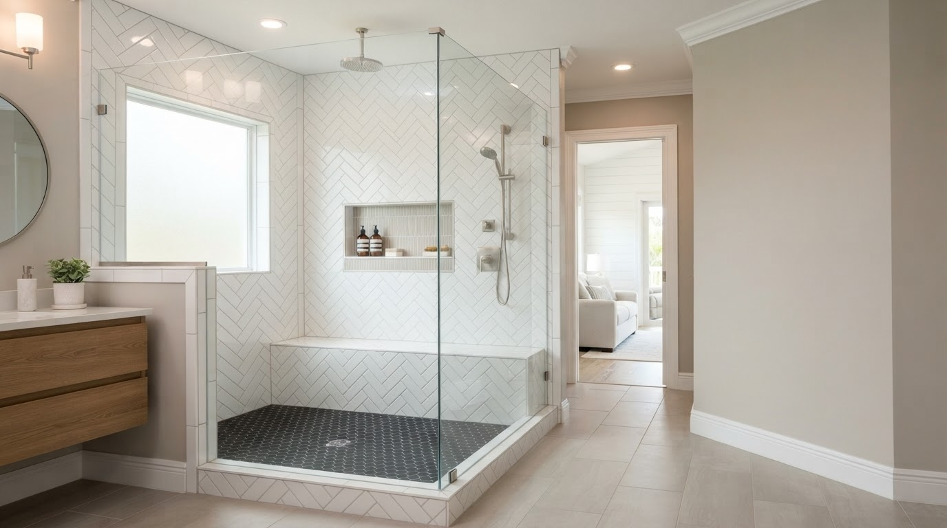 Best shower tile materials for Tampa homes
