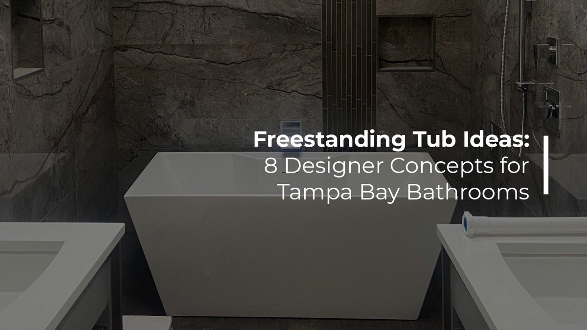 Freestanding tub ideas for Tampa Bay bathrooms