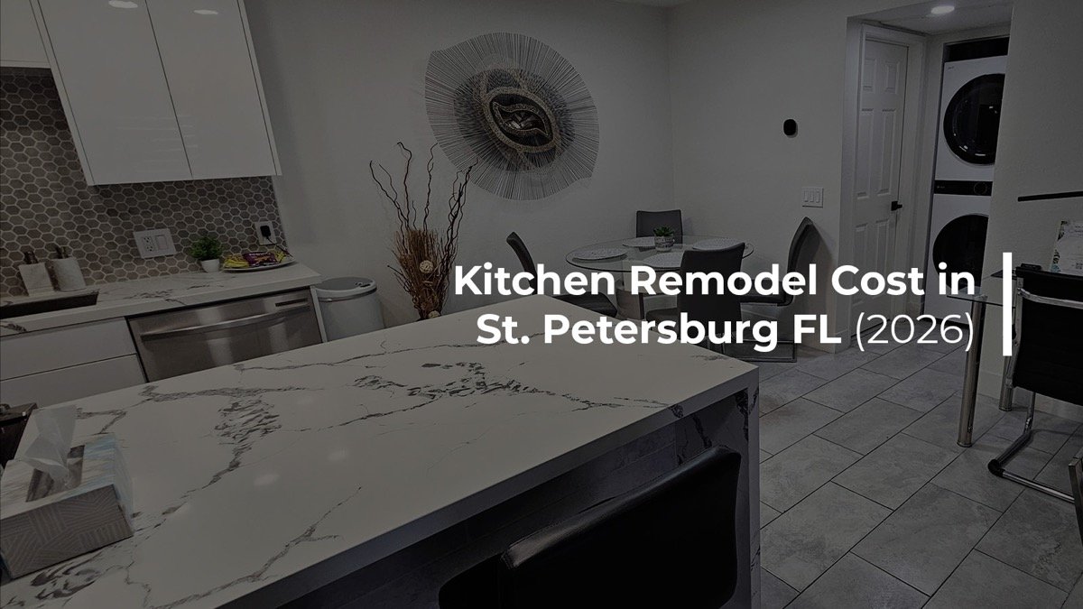 Kitchen remodel cost in St. Petersburg Florida 2026