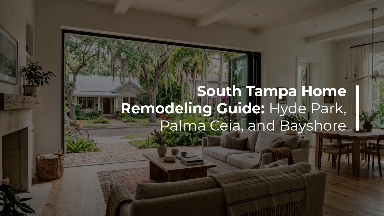 South Tampa home remodeling guide for Hyde Park Palma Ceia and Bayshore by Renov8 Plus