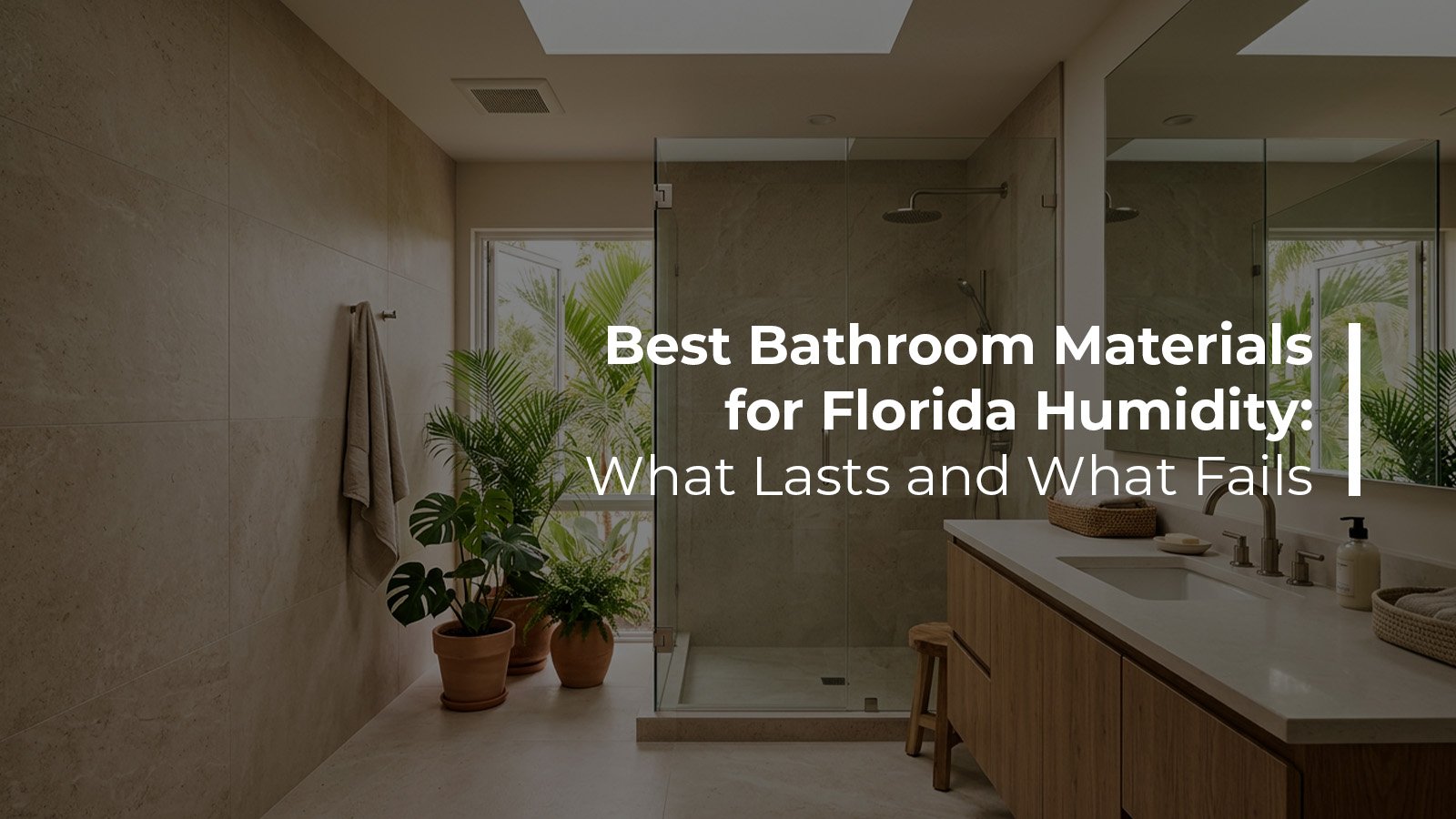 Best bathroom materials for Florida humidity what lasts and what fails by Renov8 Plus