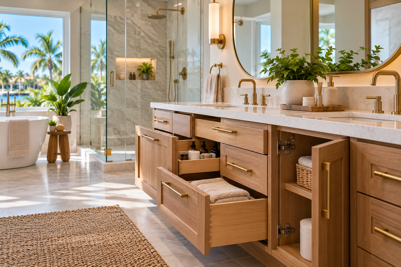 Best bathroom cabinet materials for Florida humidity
